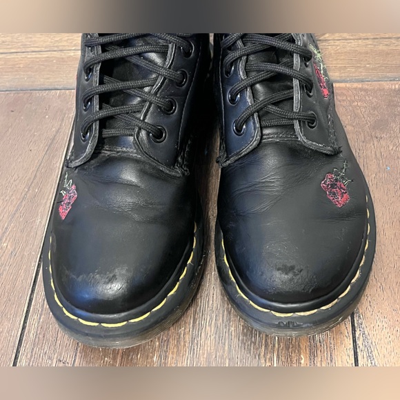 Dr. Martens 1460 Vonda Embroidered Rose Boots Womens size 6 - Picture 6 of 11